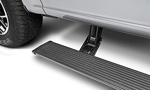 AMP Research PowerStep Plug-N-Play | Ergonomic, Rust-Proof Aluminum, True Flush Mount | 76242-01A | Fits 2022 Ford F-250/F-350 Lariat/King Ranch/Platinum/Limited & F-450 (Sync 4 Models Only)