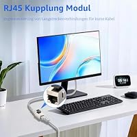 OFFCUP 5X CAT7 Keystone Modul RJ45 10Gbit/s Werkzeuglos Snap-In – Ansicht 7