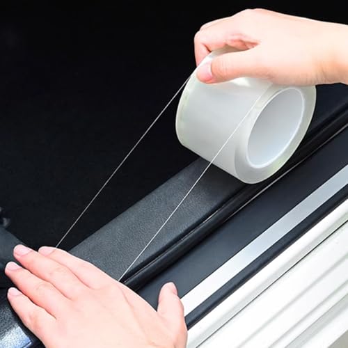 Car Door Edge Guard Clear Universal Door Sill Guard Car Door Edge Trim Protection Film, Car Film Decorative Accessories. (2In x 33Ft)