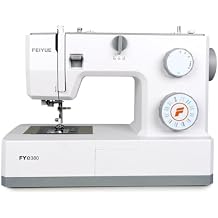 FEIYUE FYe380 Sewing Machine with Multiple Needle Positions, 23 Built-in Stitches, Speed Control, Energy Saving Servo Motor, Heavy Duty & Portable, Easy to Use