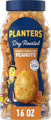 PLANTERS Honey Roasted Peanuts, 16oz