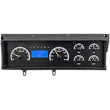 Dakota Digital 70 71 72 Chevy Malibu VHX Analog Dash Gauges System Black Alloy Blue VHX-70C-MAL-K-B