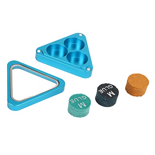 Embouts de queue de billard 13mm haute densité avec boîte triangulaire (3 pièces)