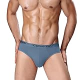 Men's Underwear Seductive Briefs Low Rise Sexy Fashion Mini Sports Underpants Seamless Soft High-Elastic Briefs Light Blue