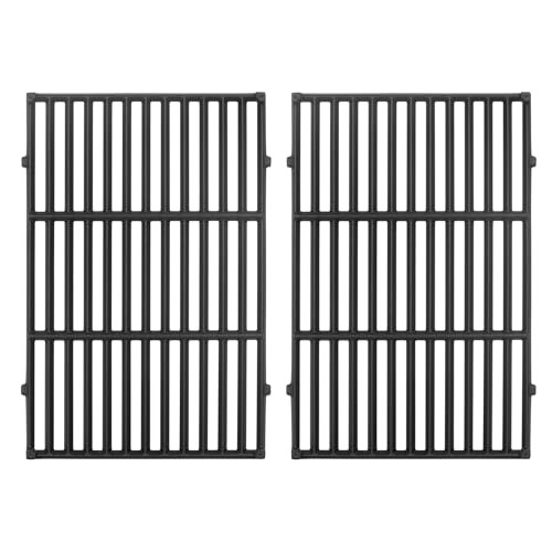 7638 Grill Grates for Weber Spirit 300/Spirit II 300 Series, Cast Iron Grates Replacement for Weber Spirit E/S-310 E/S-320 E/S-330, Spirit 700, Genesis Silver/Gold B & C, Genesis 1000-3500, 7639