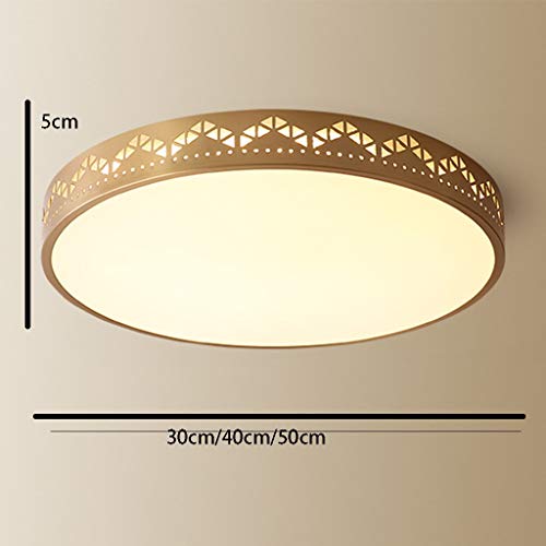 Plafonnier LED en cuivre véritable style nordique Shamby de 30CM - 3