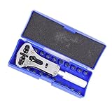 WNXGNHO Kit di riparazione in acciaio multifunzione per gioiellieri, hobbisti e appassionati di orologi, per rimuovere la cassa dell'orologio, Blu