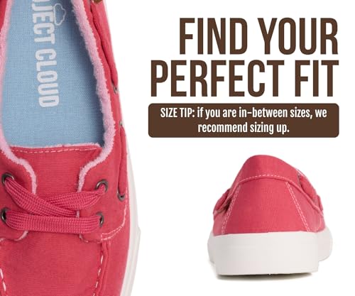 Image of Project Cloud Canvas Sneakers for Women - Memory Foam Slip On Shoes Women Footwear - Lightweight and Non Slip Fashion Sneakers (Seasalt)