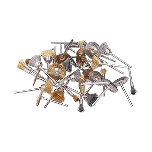 Conjunto de Escova de Fio, Kit de Escova de Broca 36 Pçs/set Rodas de Fio de Aço Caneta Escovas Conj