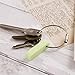 WAKUWAKU Glow Keychain Key Ring Glow in the Dark for Camping Outdoor emergency No Batteries Soft silicone