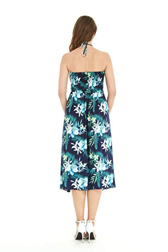 Matchable Couple Hawaiian Luau Shirt or Butterfly Dress in Orchid Breeze3