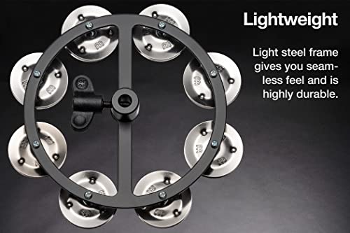 Meinl Cymbals Hthh1Bk Mountable Hihat Tambourine With Steel Jingles (Video) #TOP3
