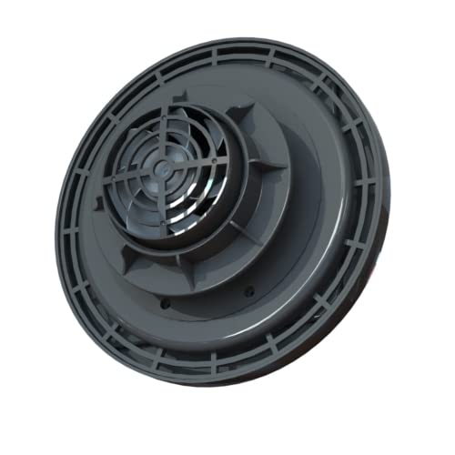 Ventilateur Solaire Extracteur d’Air Autonome – 2,5W – Pour Container, Camping-Car, Serre, Toilettes Mobiles, Mobile Home, Cabane, Cabanon, Caravane, Fourgon, Grenier – Étanche – Débit 55 m³/h