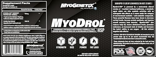 MYODROL MYODROL® Platinum Muscle Building Formula 30 Caplets - Image 6