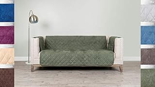 Serta | Ultimate Waterproof Furniture Protector with NeverWet, Sofa, Moss Green