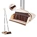 Cozywind Juegos de Escoba y Recogedor, 130cm Escoba Larga y Recogedor Apilable Set