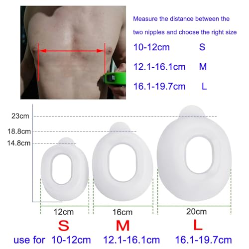 HHCCTEO Pectus Excavatum Orthosis Brace, Sternal Depression Support,Sunken Chest Non-Surgical Treatment for Adults and Child, Washable(L)