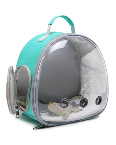 Hcupet Mochila transportadora de animais pequenos, cápsula espacial, mochila transportadora de janel