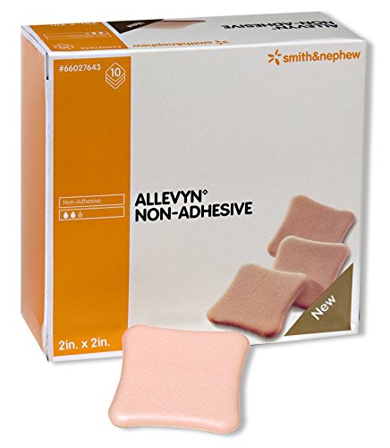 Allevyn Foam Dressing 2 X 2 Inch Square Non-Adhesive Without Border Sterile, 66027643 - Pack Of 10 #TOP18