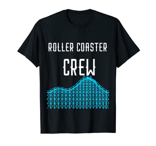 Roller Coaster Crew Parque de atracciones Squad Thrillseeker Team Camiseta