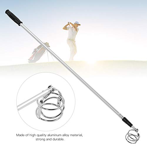 Raccoglitore per Palline da Golf telescopico Portatile a 3 sezioni in Lega di Alluminio Forniture per Stadio da Golf Sportinggoods Golf Sportinggoods Golf Peschino Golf Telescopico