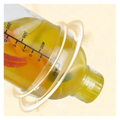 Coctelera de plástico transparente para evitar derrames al batir té de leche 4
