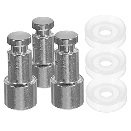 3 piezas de válvula flotante de reemplazo para ollas de presión eléctricas, piezas para presión y sellado miniatura 6