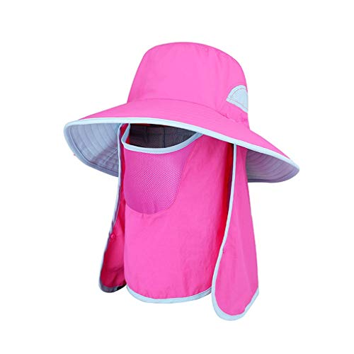 Chapeau grand bord protège-visage contre le soleil pour homme