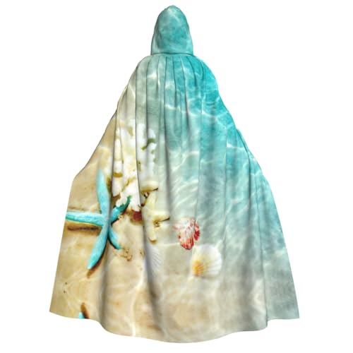 Cape étoiles de mer longue avec capuche pour sublimer votre costume d'Halloween