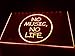 Produktbild NO MUSIC No LIFE Leuchtschild LED Neu Schild Laden Reklame Neon Neonschild BAR DISCO ON Air TV Radio