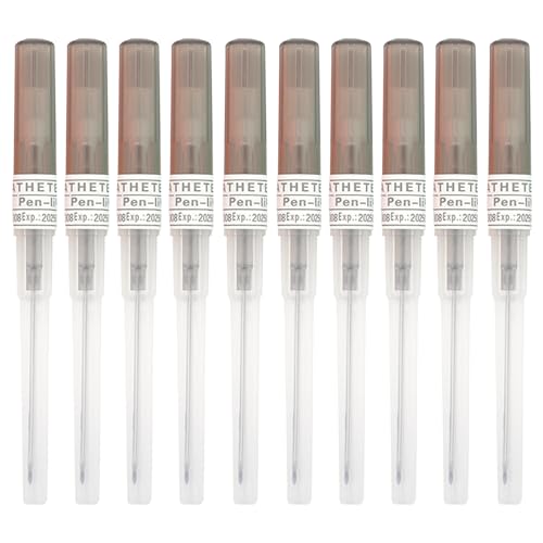 TYXHXTF 10 Pièces Aiguille Piercing, 16G IV Aiguilles de Cathéter, Cathéter Piercing Outils pour Nez Oreille