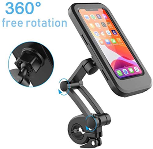 Bicycle Phone Holder, Waterproof Smartphone Holder...