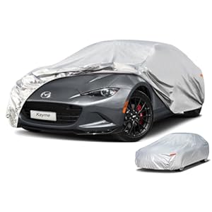 Kayme Outdoor Car Cover Waterproof All Weather for Automobiles