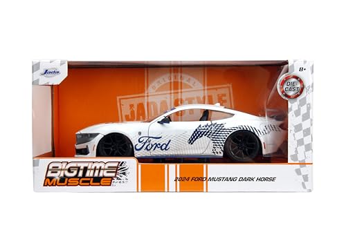 Jada Big Time Muscle 1:24 Ford Mustang Dark Horse 2024 miniatura 7