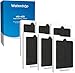 Waterdrop Refrigerator Air Filter, Compatible with EAFCBF, PAULTRA, SCPUREAIR2PK, 242047801, 242061001, 241754001, Pack of 6, Package May Vary