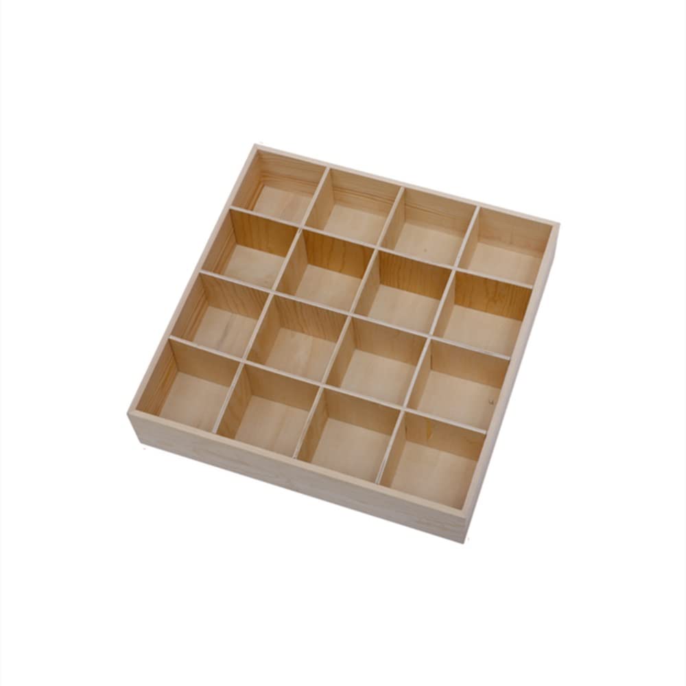 Organiseur de bureau en bois pour cravates, ceintures, chaussettes, soutiens-gorge et écharpes – Boîte de tiroir polyvalente pour l'organisation de la maison et du bureau