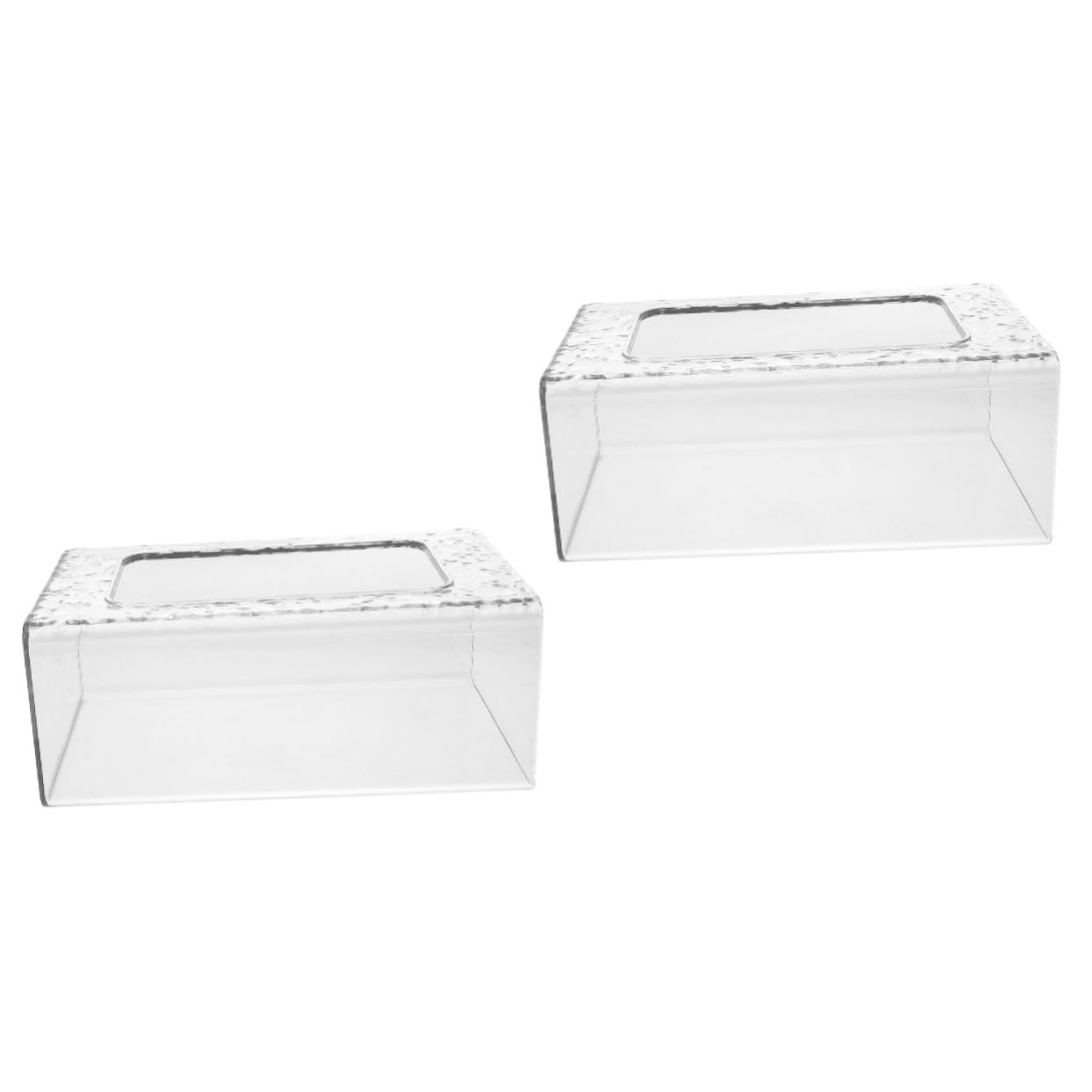 PRETYZOOM 2 Stück Wand Taschentuchbox Badezimmer Papierhandtuchhalter Toilettenpapierspender Feuchttücher Etui Handtuchspender Seidenpapier Boxen Serviettenhalter Servietten