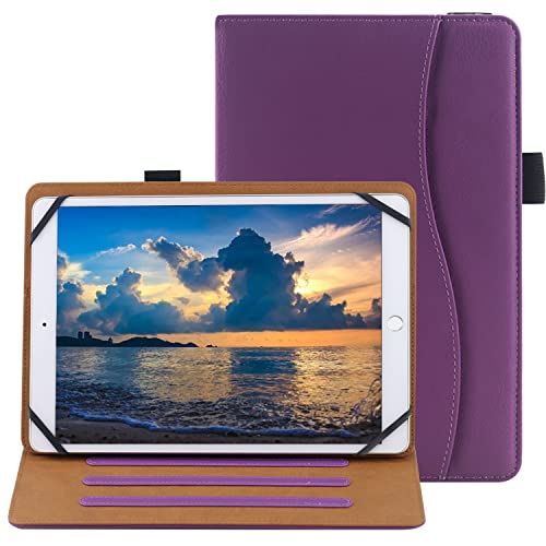 Frankmate 10.1 Tablet Case, Universal Tablet Case for All 9 10 11 Inch Tablets, 10 Inch Tablet Case Leather Protective Stand Folio Case Compatible with IPad Samsung Tablets Cover