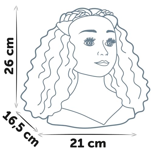 Tête à coiffer afro Smoby avec maquillage thermosensible pour enfant dès 3 ans - 9