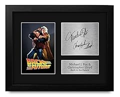 (8.5" x 11" Framed) Back to Future