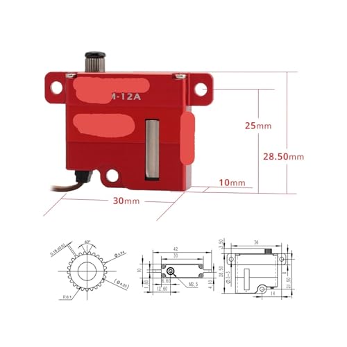 Servomoteur UHP SV10M-12A pour ajustement précis de vanne et modélisme