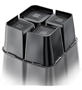 Amazon.com: Pllviood Bed Risers 2 inch, Heavy Duty Adjustable Furniture ...