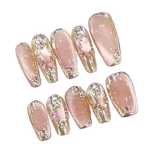 Generic 10 pçs wearable imprensa em unhas, mulheres meninas unhas falsas, unhas falsas artificiais d