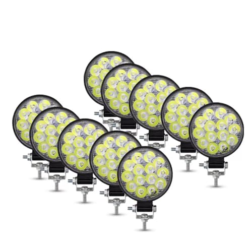 Ensemble de phare 48W voiture rond pour éliminer les angles morts en camion