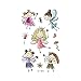 Produktbild Blumen-Fee Temporary Tattoos Für Mädchen, Garten-Fee-Prinzessin Blumen-Fee-Fälschungs-Tätowierung-Aufkleber Hippy-Tattoos Für Kinder-Geburtstags-Party-Fee-Prinzessin Party Favor,Ec424