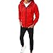 Produktbild JAXICH Trainingsanzug Herren Winter Jogginganzug Herren Set Sportanzug für Männer, Men Jogging Fitness Herren Freizeitanzug mit Kapuze Suit Punktdruck Sport Hausanzug Tracksuit 2 Set Jacke Hose Anzug
