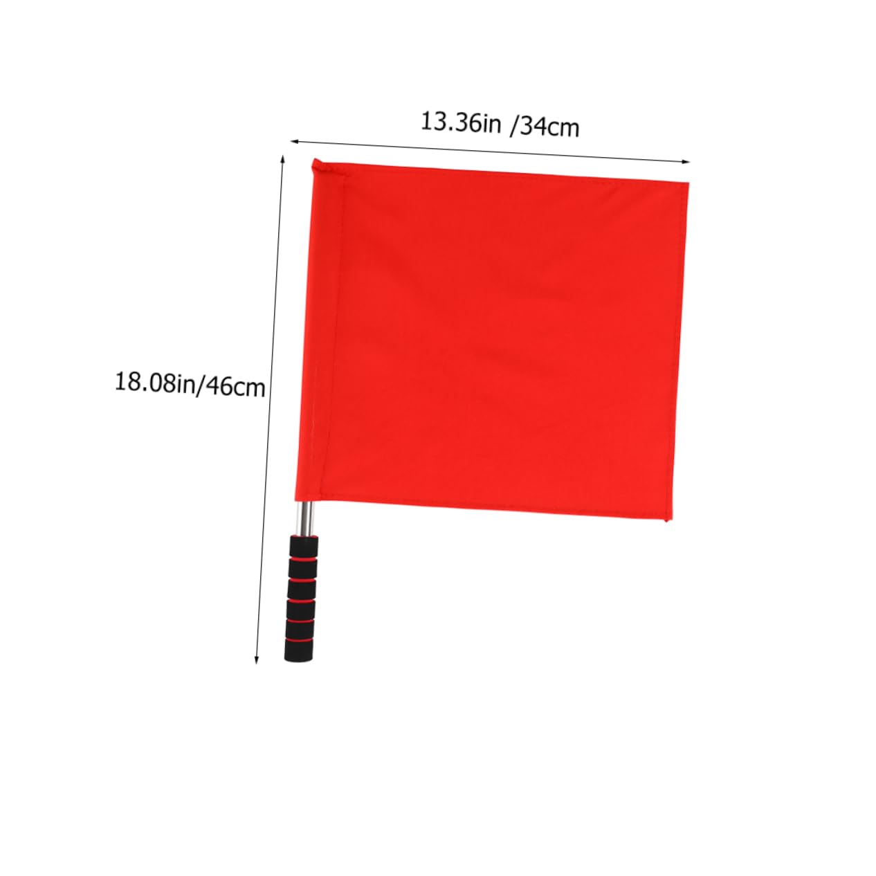 TOYANDONA 4 Ensembles Drapeaux Drapeaux De Main Pour Arbitre Avertissement Accessoires Pour Événements Compétitions 3 Pièces * 4