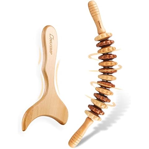 2-in-1 Holz Therapie Massage Tools Set Holz Maderoterapia Kit oder Lymphdrainage Massageroller Kits Cover