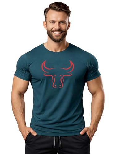 Image of 3Colours RGB Active Fit T-Shirt - Lightweight Polyester Sportswear-Bull