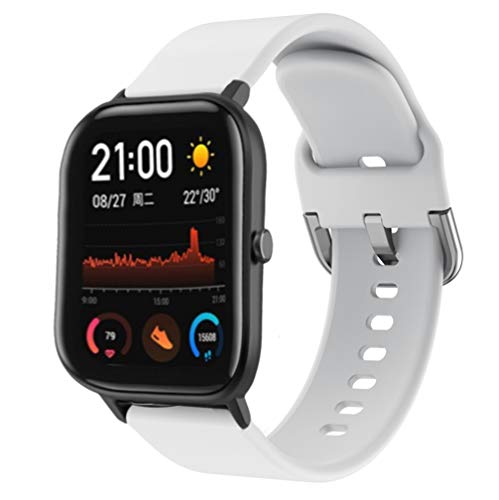 Comtax Compatible with Huami Amazfit GTR 42mm/ GTS/Bip oh 20mmVRxgSamsung Galaxy Active/Gear Sport/Active 2 Ή IV (zCg